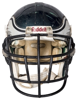 1996 Rhett Hall Game Used Philadelphia Eagles Helmet (Eagles COA)